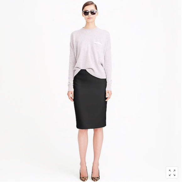 J. Crew Dresses & Skirts - J.Crew Black No. 2 Pencil Skirt Double-Serge Wool